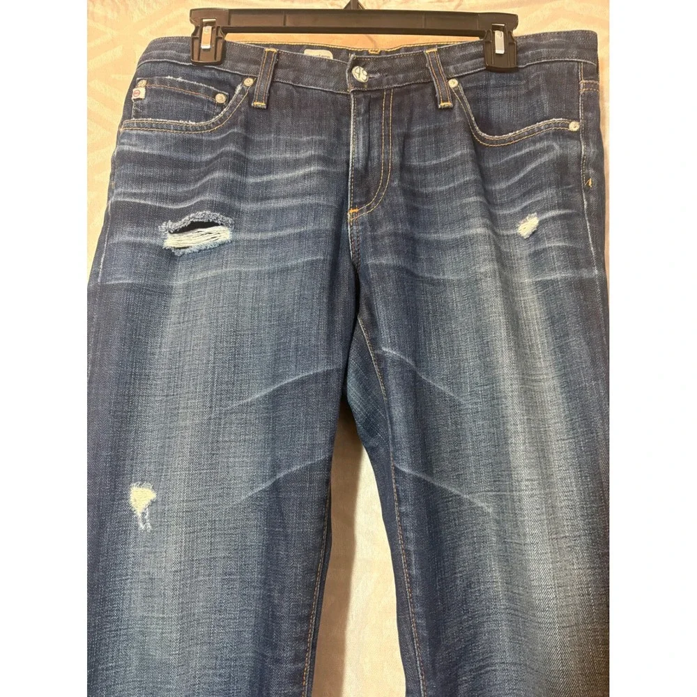 AG Adriano Goldschmied‎ Premiere Jeans Distressed Blue Denim Size 30R